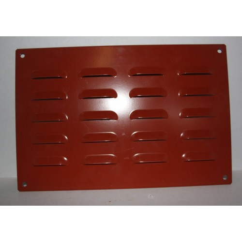Grille louvre punched 300x200 Red