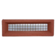 208 Terracotta vent 230x75 Brass Wire
